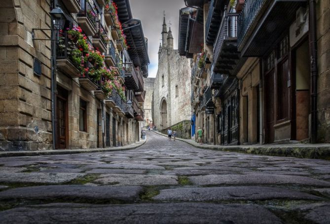 Calle Mayor: foto en Hondarribia