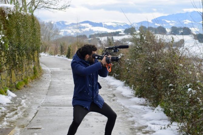 Cazador cazado : foto en Zarautz