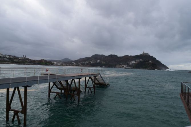 club náutico una tarde muy fria: foto en Donostia-San Sebastián