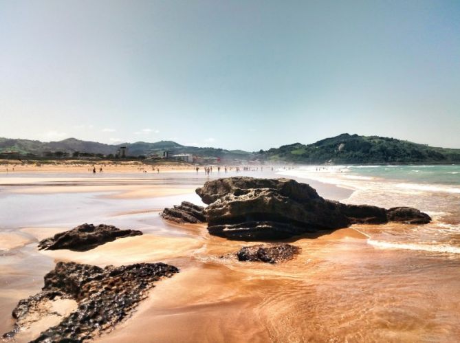 Cuando baja la marea...: foto en Zarautz