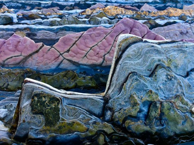 La dama del flysch: foto en Zumaia