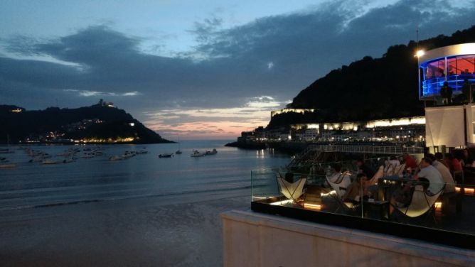 Desde el club naútico: foto en Donostia-San Sebastián