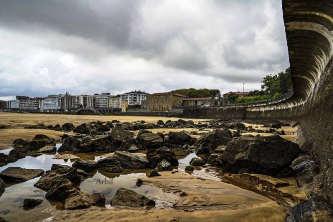 Desde el otro lado... : foto en Zarautz