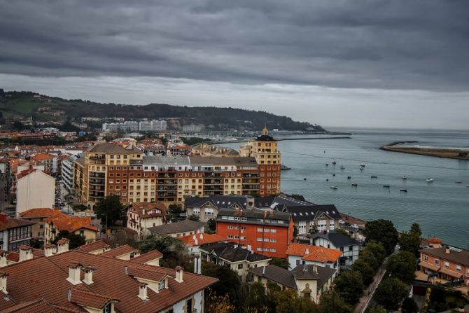 Desembocando: foto en Hondarribia