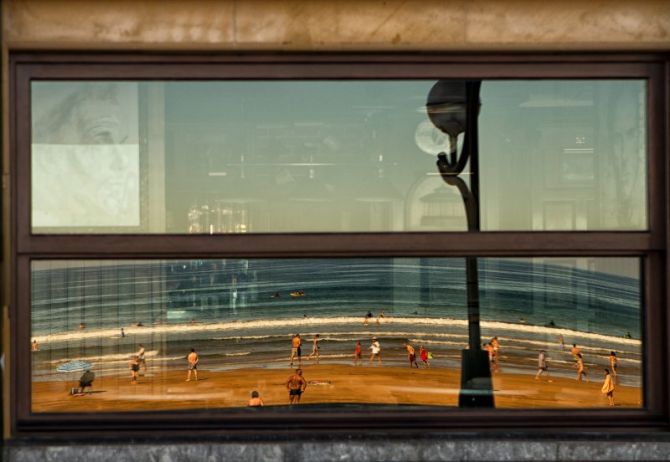 Día de playa.: foto en Zarautz