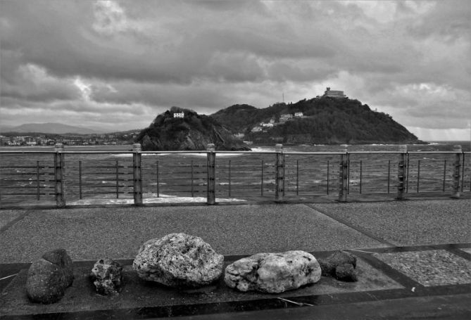 Día tormentoso: foto en Donostia-San Sebastián