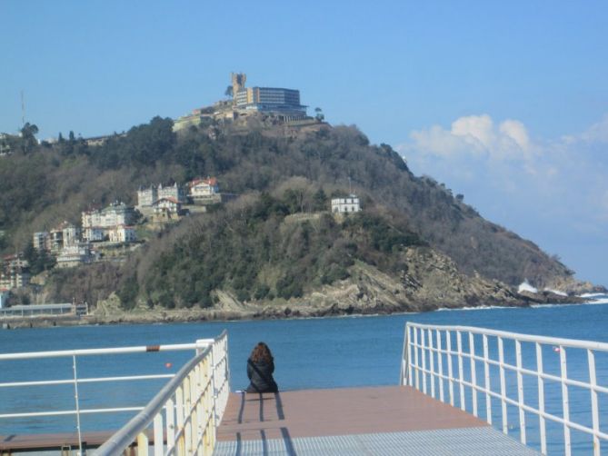 Divisando el Monte Igeldo: foto en Donostia-San Sebastián