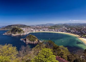 Donosti desde el cielo