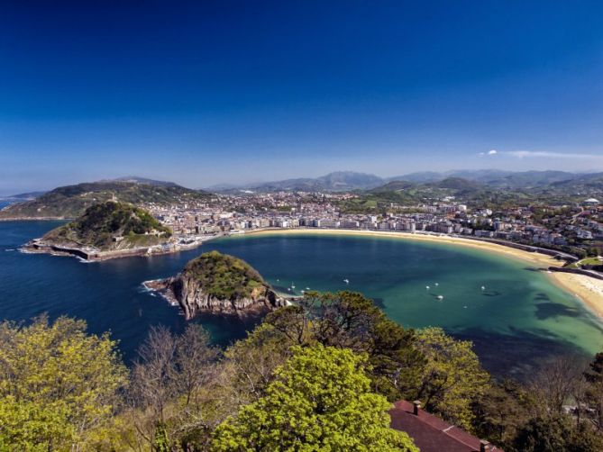 Donosti desde el cielo: foto en Donostia-San Sebastián