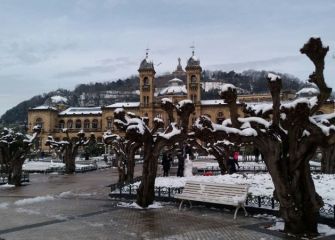 Donosti nevado