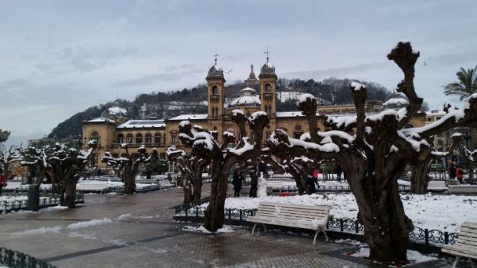 Donosti nevado: foto en Donostia-San Sebastián