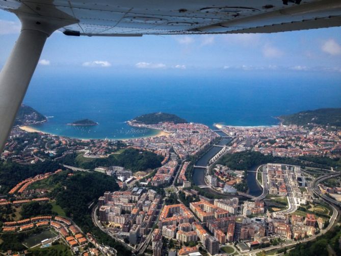 Donostia desde el aire: foto en Donostia-San Sebastián