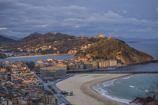 Donostia desde el monte Ulía: foto en Donostia-San Sebastián