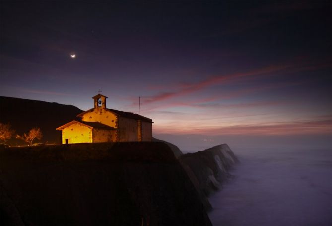 Ermita de San Telmo: foto en Zumaia