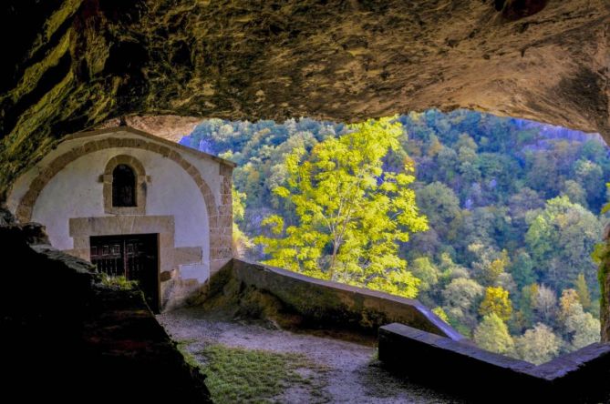 La ermita de Sandaili : foto en Oñati