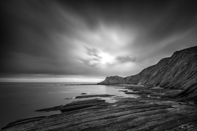 Flysch: foto en Deba