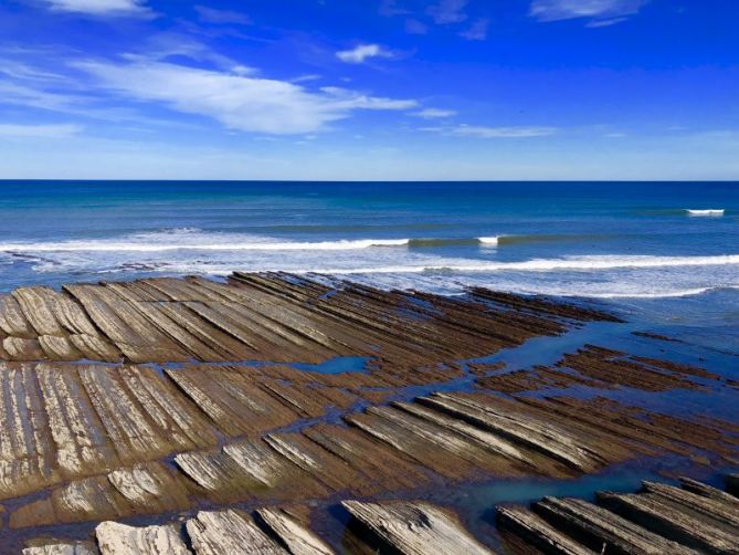 Flysch: foto en Zumaia