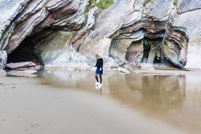 flysch en Itzurun: foto en Zumaia