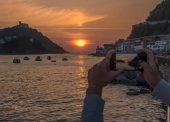 La foto del atardecer