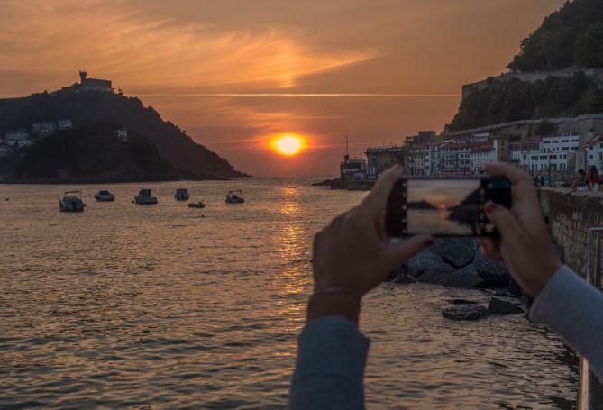 La foto del atardecer: foto en Donostia-San Sebastián