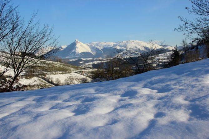 Goierri nevado: foto en Beasain