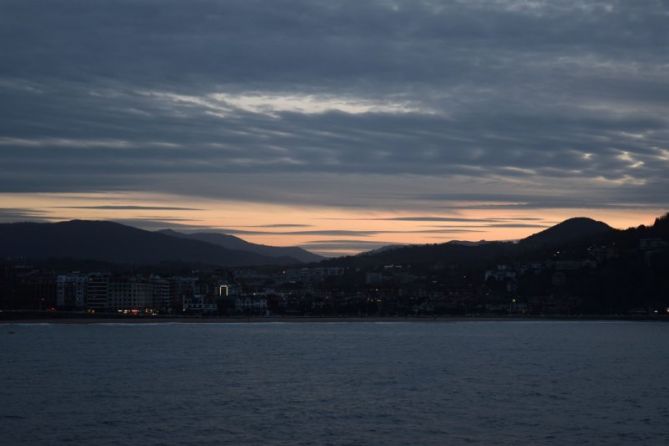 La hora del atardecer: foto en Donostia-San Sebastián