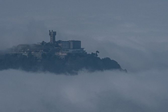 Igeldo entre algodones: foto en Donostia-San Sebastián