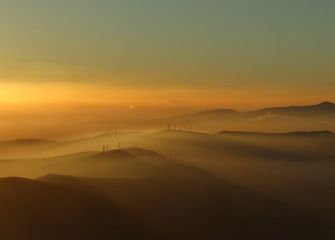 Ilunabarra euskal mendietan