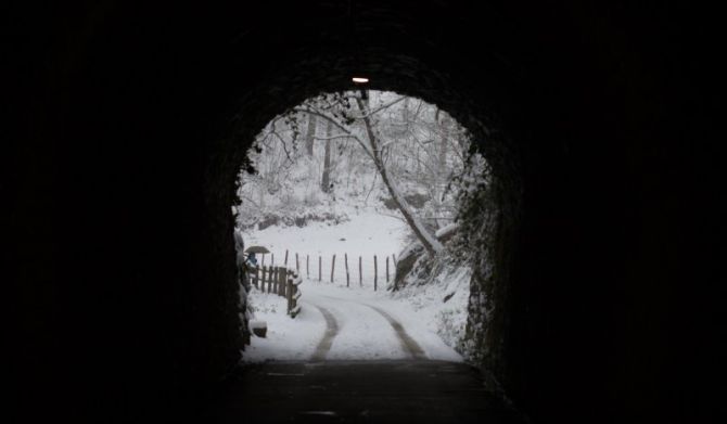 Ilunetik argira: foto en Andoain