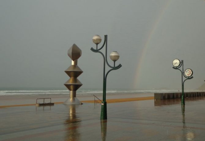 Inicio de otoño: foto en Zarautz