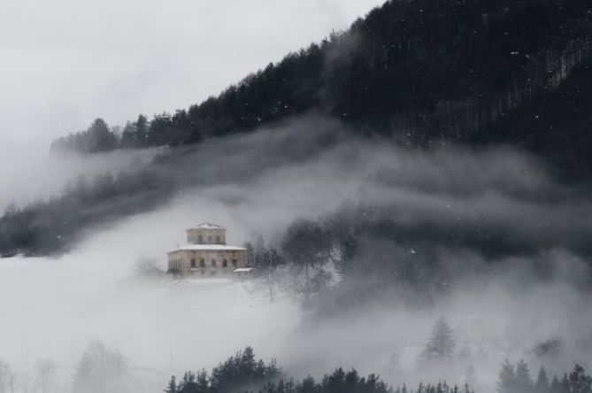 Ipiñarrieta belaino artean: foto en Urretxu