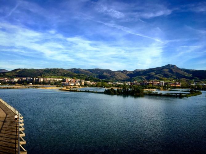 Irun desde la frontera: foto en Irun