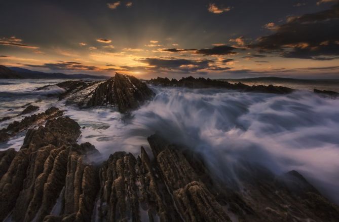 KaosFlysch: foto en Zumaia