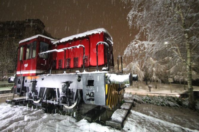 Locomotora txikie: foto en Beasain