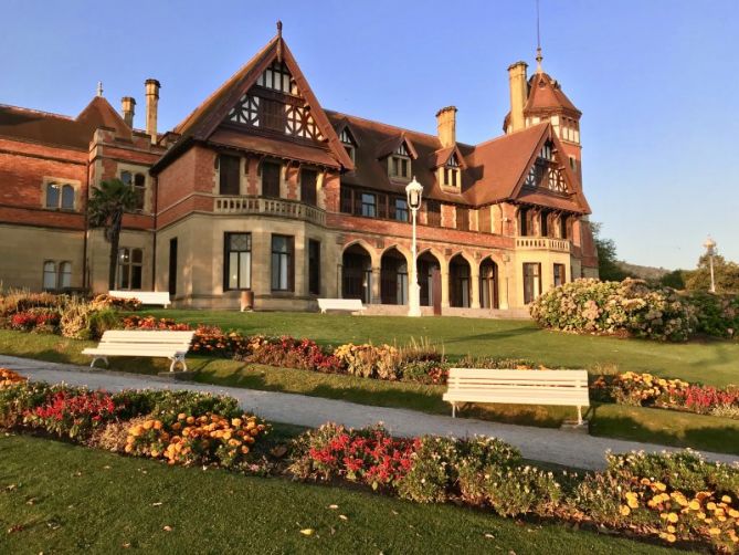 En los jardines: foto en Donostia-San Sebastián