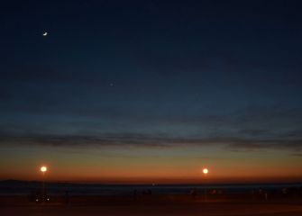 La luna y las estrellas