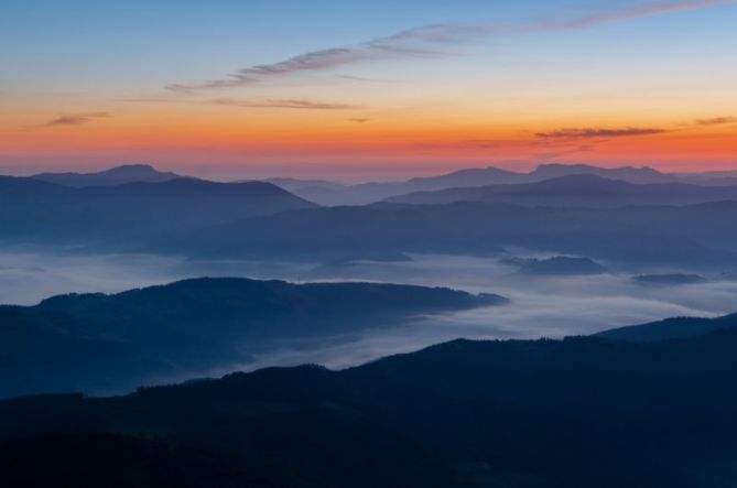 mar de nubes: foto en Arrasate-Mondragón