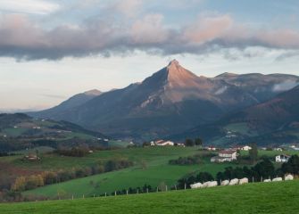 Monte Txindoki desde Lazkaomendi