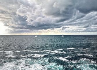 Navegando por Donosti.