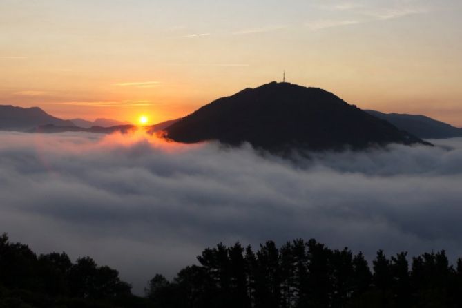 Nieblas: foto en Eibar