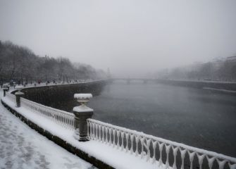 Nieve en el Paseo de Francia