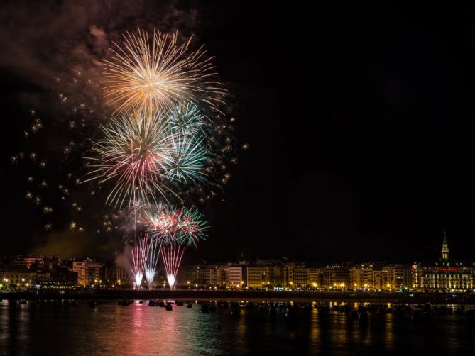 Noche de Agosto: foto en Donostia-San Sebastián