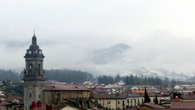 Oñati desde la variante: foto en Oñati