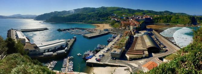 Paisaje de Getaria : foto en Getaria