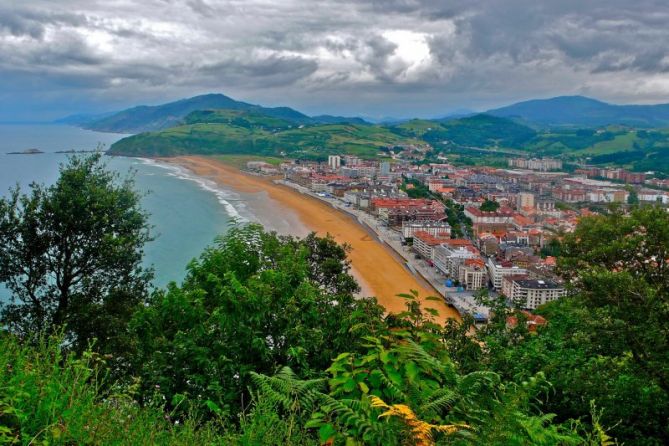 Paisaje de Zarautz : foto en Zarautz