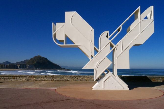 Paloma de la paz: foto en Donostia-San Sebastián