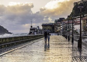 Paseando bajo la lluvia