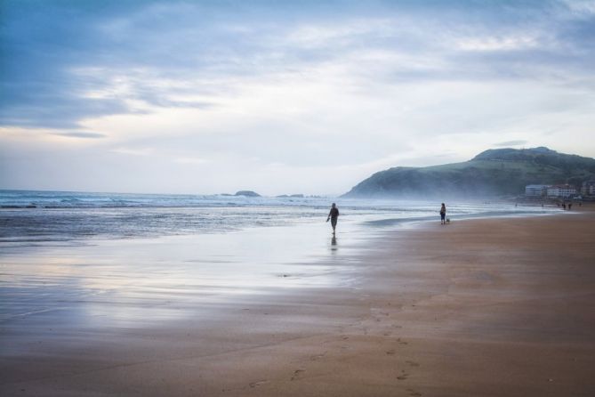 Paseatzen: foto en Zarautz