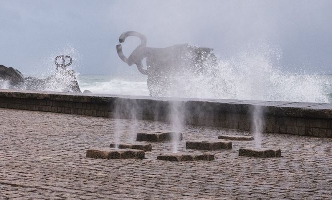 Peine del Viento: foto en Donostia-San Sebastián