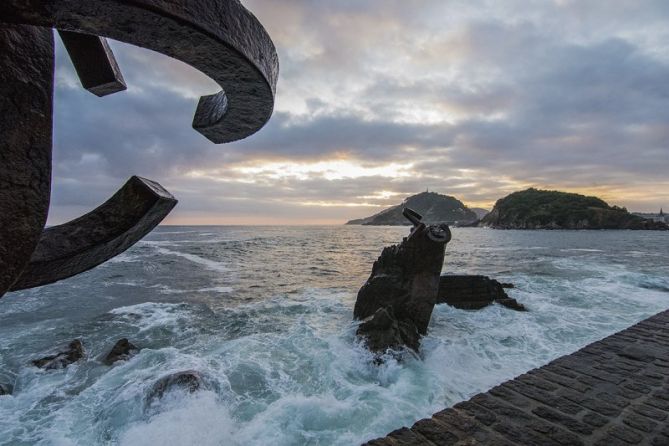 El Peine del Viento: foto en Donostia-San Sebastián